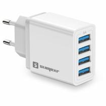 Carregador p/ viagens 5a sumexr c/ cabos usb