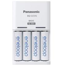 Carregador Panasonic Eneloop Pilhas AA/AAA com 4x Pilhas AA Recarregáveis de 1900mAh (K-KJ51MCC40C) Carregador Panasonic Eneloop Pilhas AA/AAA com 4x Pilhas AA Recarregáveis de 1900mAh (K-KJ51MCC40C)