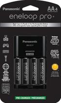 Carregador Panasonic Eneloop PRO BQCC17 com 4 Baterias AA de 2550mAh