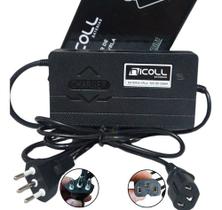 Carregador para Bateria de Bicicleta Moto Triciclo Elétrico 72v Bivolt 110/220V Automático Original Carregador para Bateria de Bicicleta Moto Triciclo Elétrico 72v Bivolt 110/220V Automático Original
