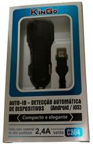 Carregador para celular automotivo USB Kingo Carregador para celular automotivo USB Kingo