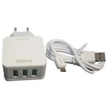 Carregador para Celular Com fio V8 3 Usb Carregador Kaid