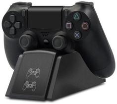 Carregador Para Controle Ps4 Charge Duplo 2 Controles