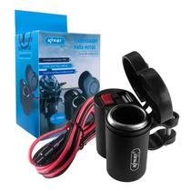 Carregador para Moto 12V Universal com Porta Usb KNUP - KP-572 Carregador para Moto 12V Universal com Porta Usb KNUP - KP-572