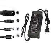 Carregador para patinete elétrico Brokeir 42V 2A com 5 plugues, 110V
