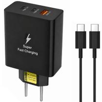 Carregador Para Samsung Turbo 65w S22 S23 S24 Plus S24 Ultra Carregador Para Samsung Turbo 65w S22 S23 S24 Plus S24 Ultra