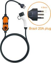 Carregador Para Veículos Elétricos, Adaptador Ajustável De 3,5 kW 85-264 V, 10A,TYPE2 Estação Recarga Veículo IEC62196-2, PHEVs