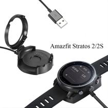 Carregador para Xiaomi Amazfit Stratos A1609 2 2S A1619 Cabo Preto Carregador para Xiaomi Amazfit Stratos A1609 2 2S A1619 Cabo Preto