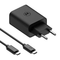 Carregador Parede Motorola Turbo Power - Entrada USB-C com Cabo USB-C 1m Original Carregador Parede Motorola Turbo Power - Entrada USB-C com Cabo USB-C 1m Original