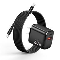 Carregador PD 30W USB C Carregador rápido para Insta360 X4, X3, GO 3S