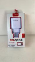 Carregador Pd &Qc 3.0 branco cabo c