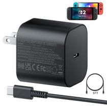 Carregador pdobq Adaptador de alimentação AC de 60 W Carregamento rápido Nintendo Switch 2/Switch/Lite/OLED/Steam Deck Carregador pdobq Adaptador de alimentação AC de 60 W Carregamento rápido Nintendo Switch 2/Switch/Lite/OLED/Steam Deck