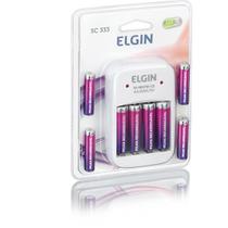 Carregador Pilhas Sc333 C/ 4 Pilhas Aa/ Aaa Nimh 1,2 Nimh Elgin Carregador Pilhas Sc333 C/ 4 Pilhas Aa/ Aaa Nimh 1,2 Nimh Elgin