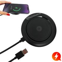 Carregador Por Indução 15w Sem Fio Usb Acompanha Cabo USB-C LE520