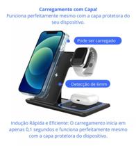 Carregador Por Indução 3 em 1 Magnetico Sem fio Boyu Cell