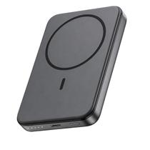 Carregador por Indução 5000mAh Magnético Portátil Preto Carregador por Indução 5000mAh Magnético Portátil Preto