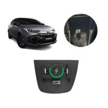 Carregador por indução veicular naftech para toyota yaris 2019/24