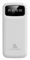 Carregador Portatil 10.000mAh Kapbom Power Bank LCD Branco