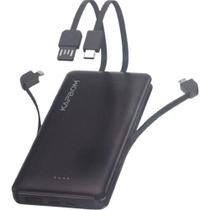 Carregador Portátil 10000 Mah Powerbank Externo Móvel 4 Cabo