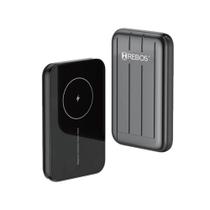 Carregador Portátil 10000mah Indução Magnético Power Bank Bateria Externa HREBOS HS-T113 Carregador Portátil 10000mah Indução Magnético Power Bank Bateria Externa HREBOS HS-T113