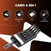 Carregador Portátil 20000mah Power Bank 4 em 1 Bateria Externa Móvel A Gold BTE-05