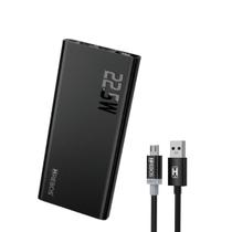 Carregador Portátil 22.5w power bank + cabo micro v8 Carregador Portátil 22.5w power bank + cabo micro v8