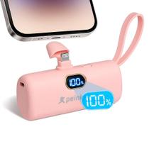 Carregador portátil 5000mAh Conexão TCP Lightning ROSA