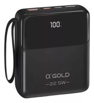 Carregador Portátil Carregador 10.000 Mah 4 em 1 A'Gold Carregador Portátil Carregador 10.000 Mah 4 em 1 A'Gold