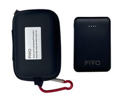 Carregador portátil FIVO 5000 mAh com estojo Carregador portátil FIVO 5000 mAh com estojo