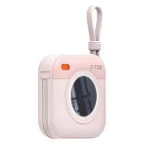 Carregador Portátil G-Tide Multi X1 10000mAh USB-C Lightning Sem Fio - Rosa
