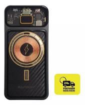 Carregador Portátil Indução Compativel Samsung Rhor Xiaomi