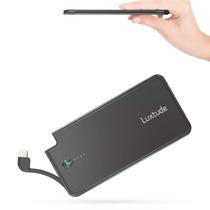 Carregador portátil Luxtude ET50L 5000mAh com cabo Lightning