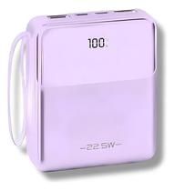 Carregador Portatil Mini 10000mah Turbo 22.5w Lilas Carregador Portatil Mini 10000mah Turbo 22.5w Lilas