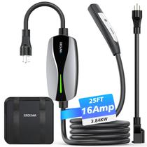 Carregador portátil para veículo elétrico SEGUMA 16A NACS, cabo de 7,5 m, 110240 V