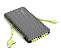 Carregador Portatil Pineng PN 956 10.000 mah Com Conector Type C, Lightining e V8