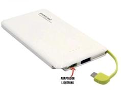 Carregador Portátil Pineng Power Bank 5000mah com adaptador