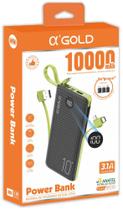 Carregador Portátil Power Bank 10.000mah BTE-09 Agold Universal Celular