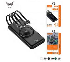 Carregador Portátil Power Bank 10.000mAh com Recarga Rápida e Versatilidade Carregador Portátil Power Bank 10.000mAh com Recarga Rápida e Versatilidade