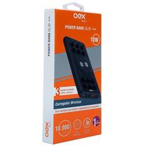 Carregador Portatil Power BANK 10.000MAH GLID Preto PB306 OEX