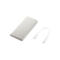 Carregador Portátil Power Bank 10.000mAh Samsung 2 Portas Usb-c Super Rápido 25W Bege 215 Gramas EB-P3400