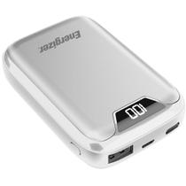 Carregador Portátil Power Bank 10.000MAH USB+USB-C Branco Energizer