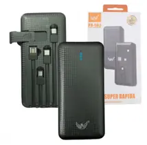 Carregador Portátil Power Bank 10000mAh com 04 Saídas USB V8 Tipo-C Altomex PN-963