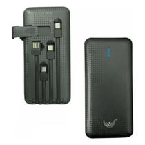 Carregador Portátil Power Bank 10000mAh com 04 Saídas USB / V8 / TIPO-C / Lightning Altomex PN-963