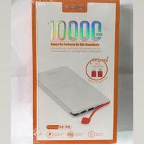 Carregador Portatil Power Bank 10000mah KD-951 SLIM BRANCO - Kaidi Carregador Portatil Power Bank 10000mah KD-951 SLIM BRANCO - Kaidi