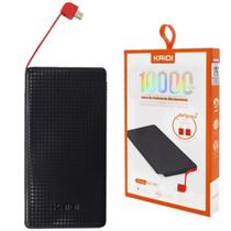 Carregador Portatil Power Bank 10000mah KD-951 SLIM - Kaidi Carregador Portatil Power Bank 10000mah KD-951 SLIM - Kaidi