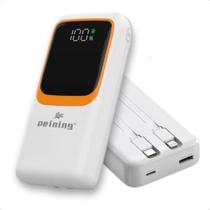 Carregador Portátil Power Bank 20.000mah Carga Rápida 22.5w Carregador de celular branco