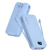 Carregador portátil Power Bank 20000mAh 22,5 W USB-C azul
