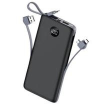 Carregador Portátil Power Bank 20000mAh 3.1a Turbo C/ Cabo