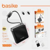Carregador Portátil Power Bank Basike 10000mAh 22.5W Rápido 4 Saídas Cabo Embutido Display Carregador Portátil Power Bank Basike 10000mAh 22.5W Rápido 4 Saídas Cabo Embutido Display