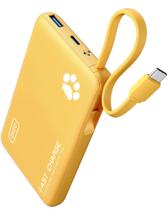 Carregador portátil Power Bank INIU 10000mAh com USB-C 20W amarelo